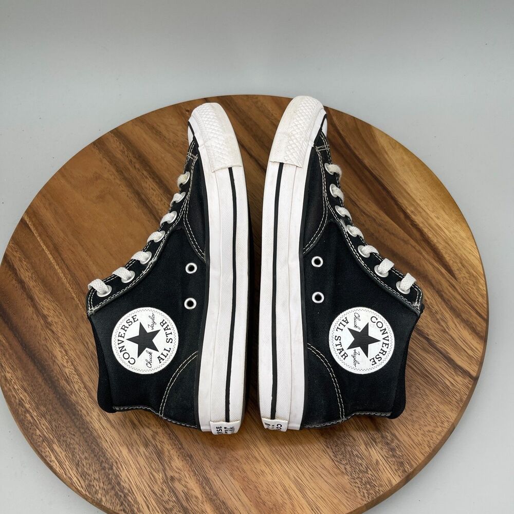 Converse Chuck Taylor All Star Malden Street Mid Shoes Mens 8 Black Casual Skate - Picture 6 of 9